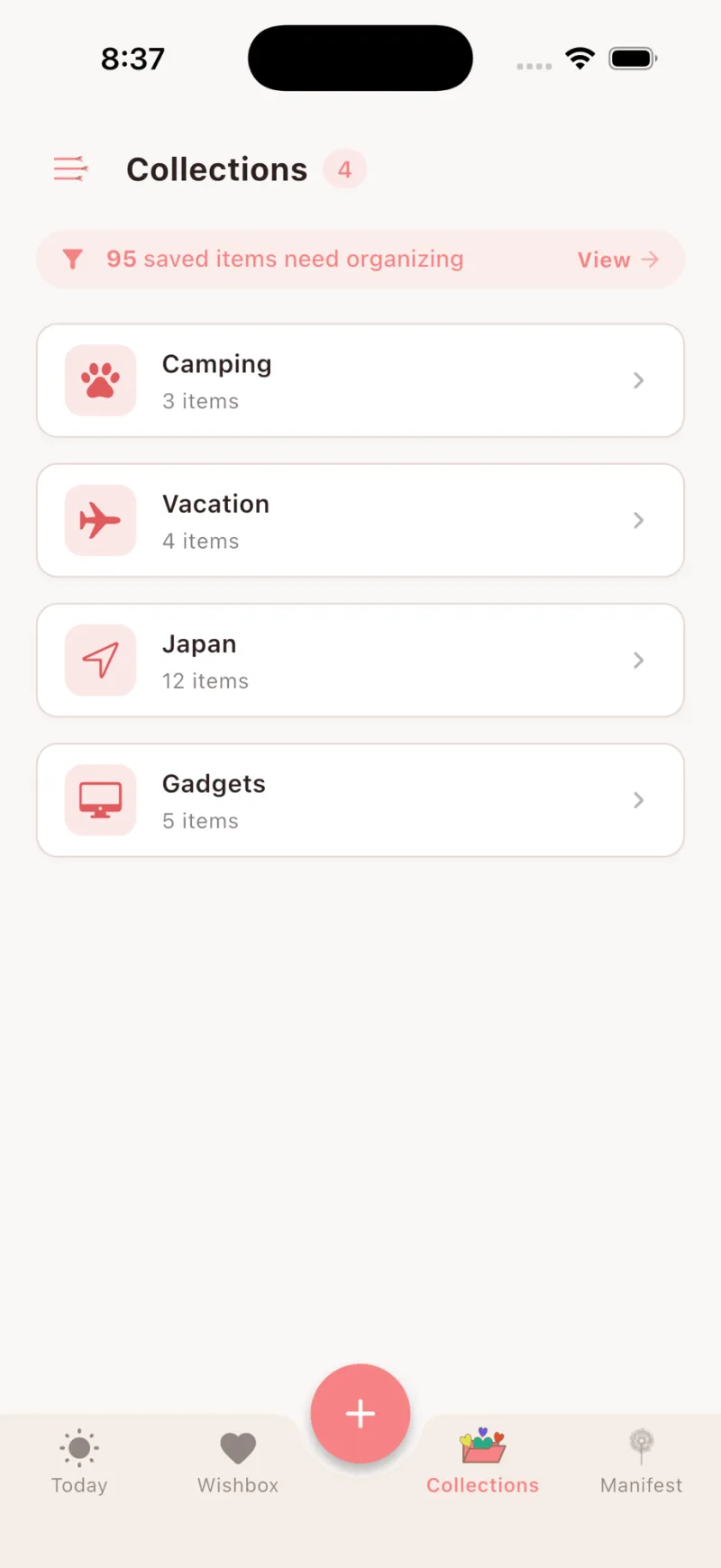 FindMyWish Collections: Camping, Vacation, Japan and Gadgets